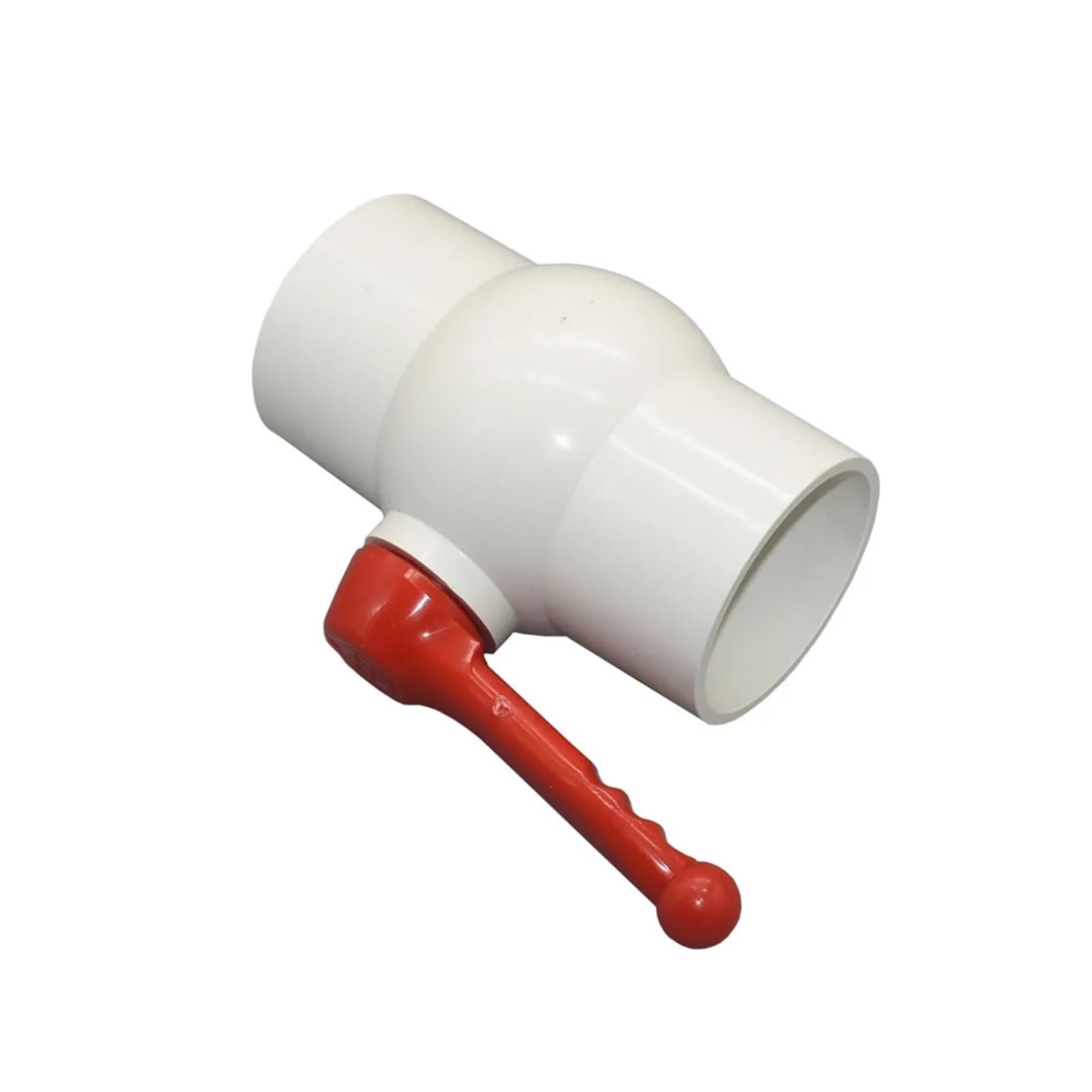 Válvula de bola de PVC con rosca y conector de 20 a 90 mm for riego de jardín, interruptor DN15/20/25/32/40/50/65/80(Socket,90mm)