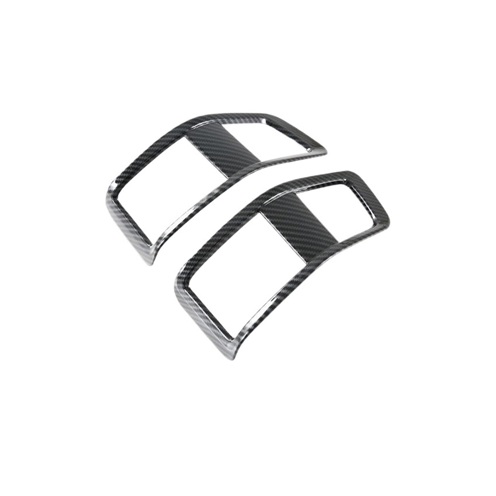 QBKGMEWCA Front Air Vent Trim Interior Modification Accessory Compatible for Toyota BZ4X 2022 Model(Type1)
