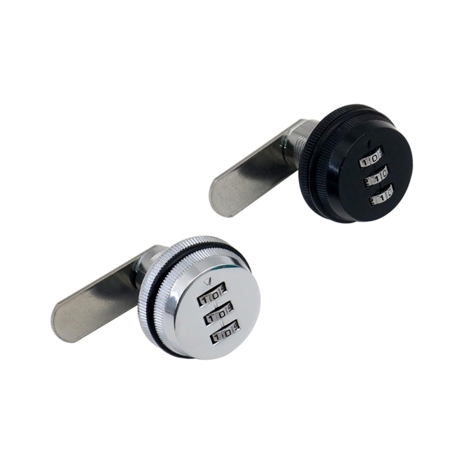 WQGQPXOB Dial to Tongue Password Lock Mailbox Cinet Door Iron Distribution Box Drawer File Storage to 1Pcs(Black-30 mm)