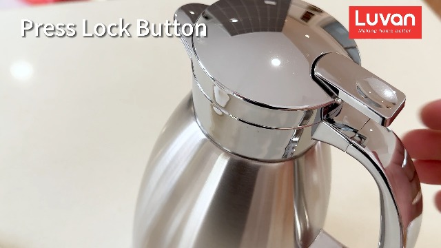 Perfk Caraffa Termica Per Caffè Da 1600 Ml Con Manico