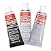 AMACO Rub n Buff Wax Metallic Finish Grey Kit - Ebony Silver Leaf and Pewter 15ml Tubes - Versatile Gilding Wax for Finishing Furniture Antiquing and Restoration - 3 Rub and Buff Colors
