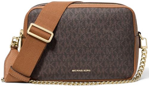 Image of Michael Kors Bryant Medium Double Zip Chain Camera Crossbody Bag