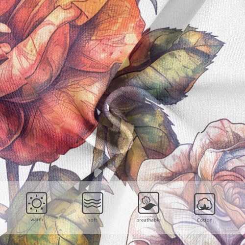 Cotton Girls Underwear Toddlers Roses Crayons Floral Cute Panties Girl Aesthetic Undies Kids Briefs 2t3