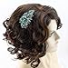 Green Crystal Hair Comb Wedding Bridal Prom Accessory Women
