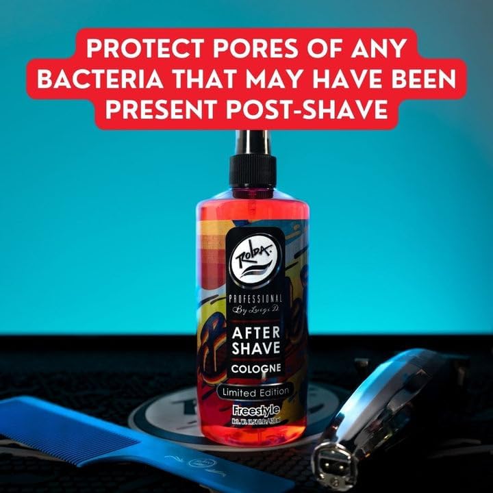 Freestyle - Tónico para después del afeitado en aerosol de colonia para hombres, tónico para después del afeitado calma la irritación, ayuda a curar y limpiar las áreas afeitadas, fragancia 2