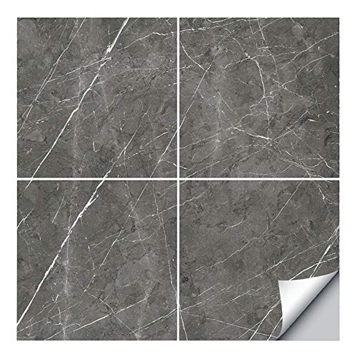 ASFINS Baldosas Adhesivas Suelo, 4 Piezas Pegatinas de Baldosas Cocina Azulejos Adhesivos Pegatinas de Baldosas de Azulejos para Baño y Cocina, 30cm x 30xm (D03)