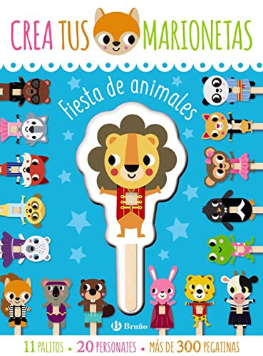 Crea tus marionetas. Fiesta de animales (Castellano   A PARTIR DE 6 AÑOS   MANIPULATIVOS (LIBROS PARA TOCAR Y JUGAR), POP UPS   Otros libros)