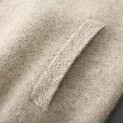 Men's Casual Soft Warm Knitted Sweater Stand-Up Collar Zipper Cardigan Soft Warm Casual Sweater 5