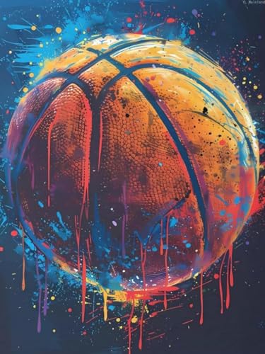 Kit peinture diamant basketball 5D broderie diamant adulte graffiti