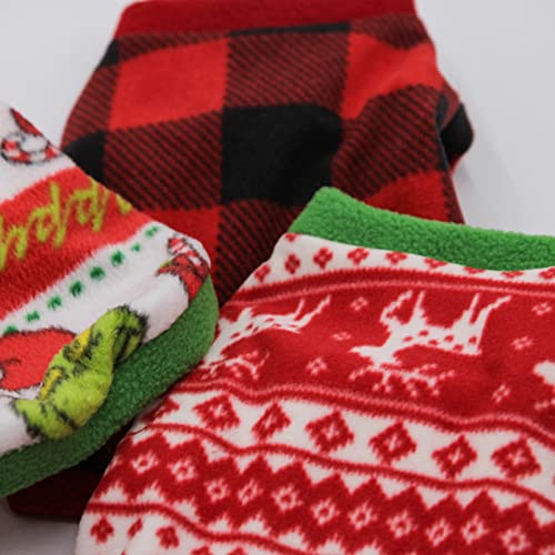 Tinysiry Pet Sweatshirt, Soft Warm Fashion Christmas Element Pattern Dog Costumes, Cat Clothes For Christmas And Party Red White S #TOP7