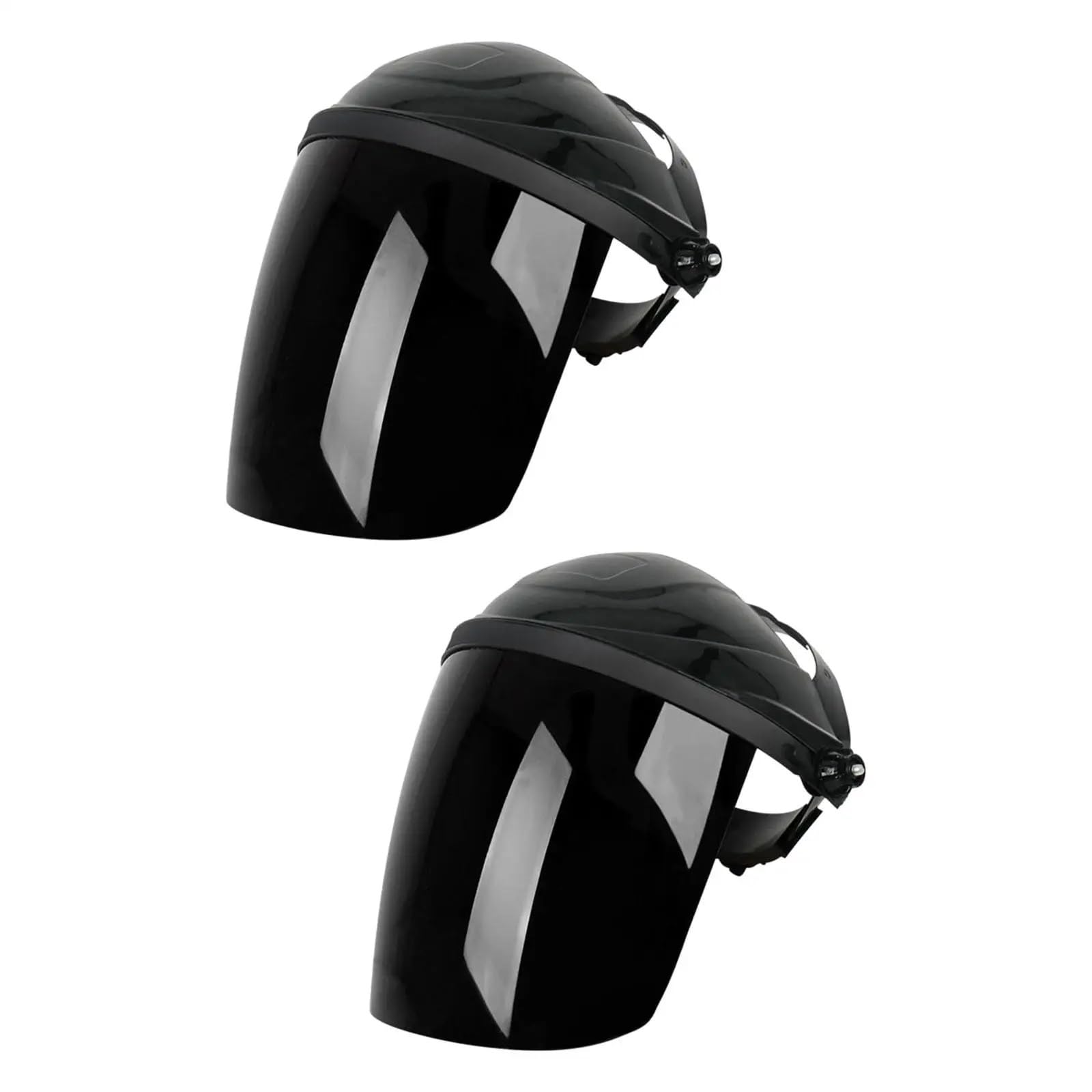 Welding Mask 2 Pieces Welding Face Shield Protector For Grinding And Cutting Construction(Black)