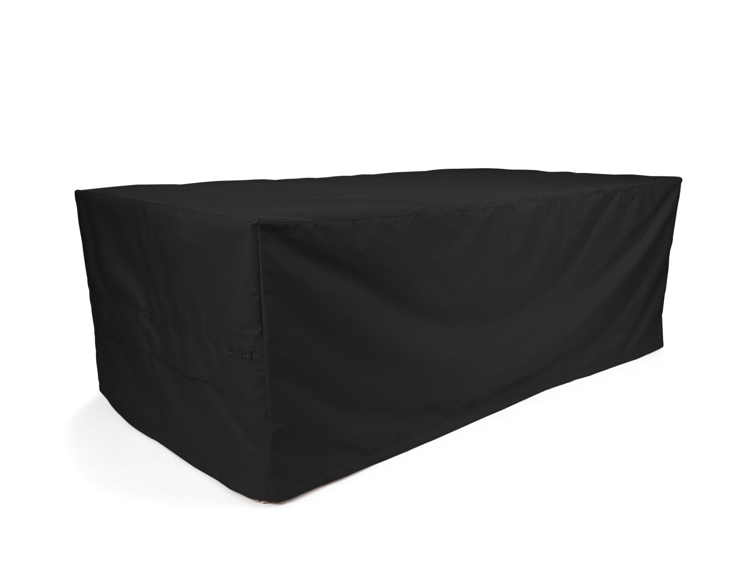 Covermates Ultima Outdoor Rectangular Dining Table Cover – Rip-Resistant All-Weather Water-Resistant Polyester, Covered Mesh Vent, Drawcord & Buckle