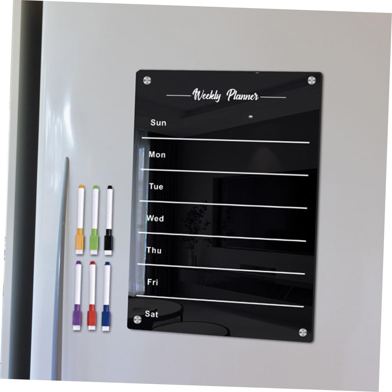Magnetisches Wochenplaner Whiteboard A3 Magnetische Planungs Tafel Abwischbar Kühlschrank Organizer Für Zuhause Und Büro