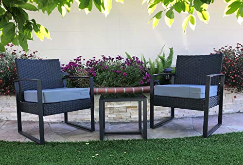 Cozylounge Indoor Outdoor Water Repellent High Uv Resistant Patio Chair Cushion Cover (22"X20"X4" (4 Covers), Stone Gray) #TOP4