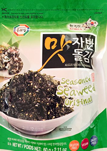Seasoned Laver with Sesame 60g (Seaweed Rice Seasoning & Snack)