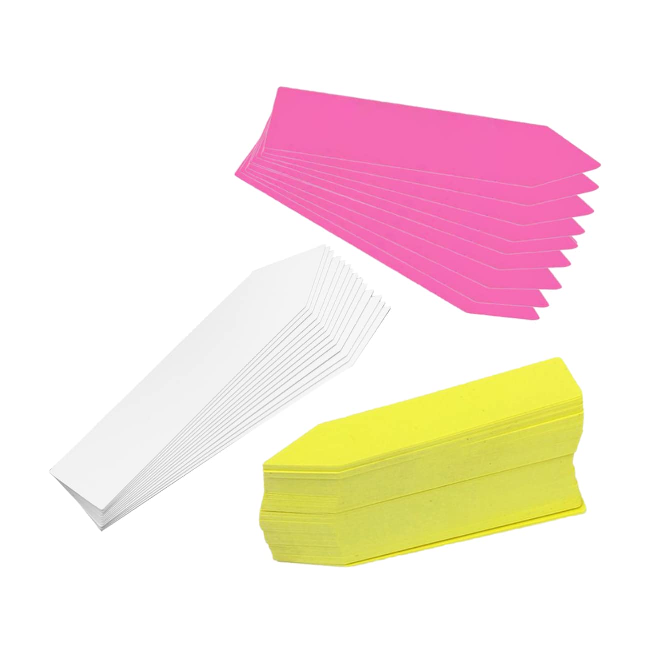 TOYANDONA 2 Sätze Bunte Garten Pflanzenlabels Multifunktionale Pflanzenschilder Kunststoff Wetterfest Für Pflanzenmanagement 300 Stück * 2