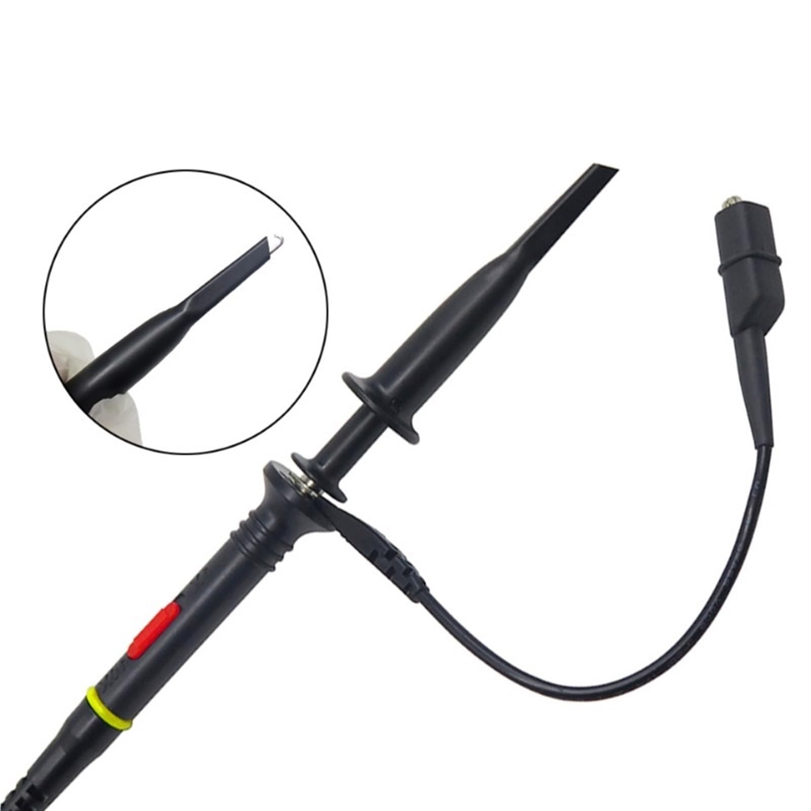 Sondas de osciloscopio P2200D, 200MHz aisladas + Ganchos de Prueba a Cable con Conector Banana de 4mm, Mini Grabador a Cables coaxiales BNC