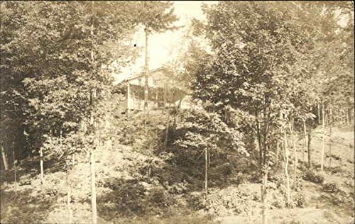Miniatura 1 de Secluded Hilltop House Perkinsville, Vermont VT Original Antique Postcard 1931