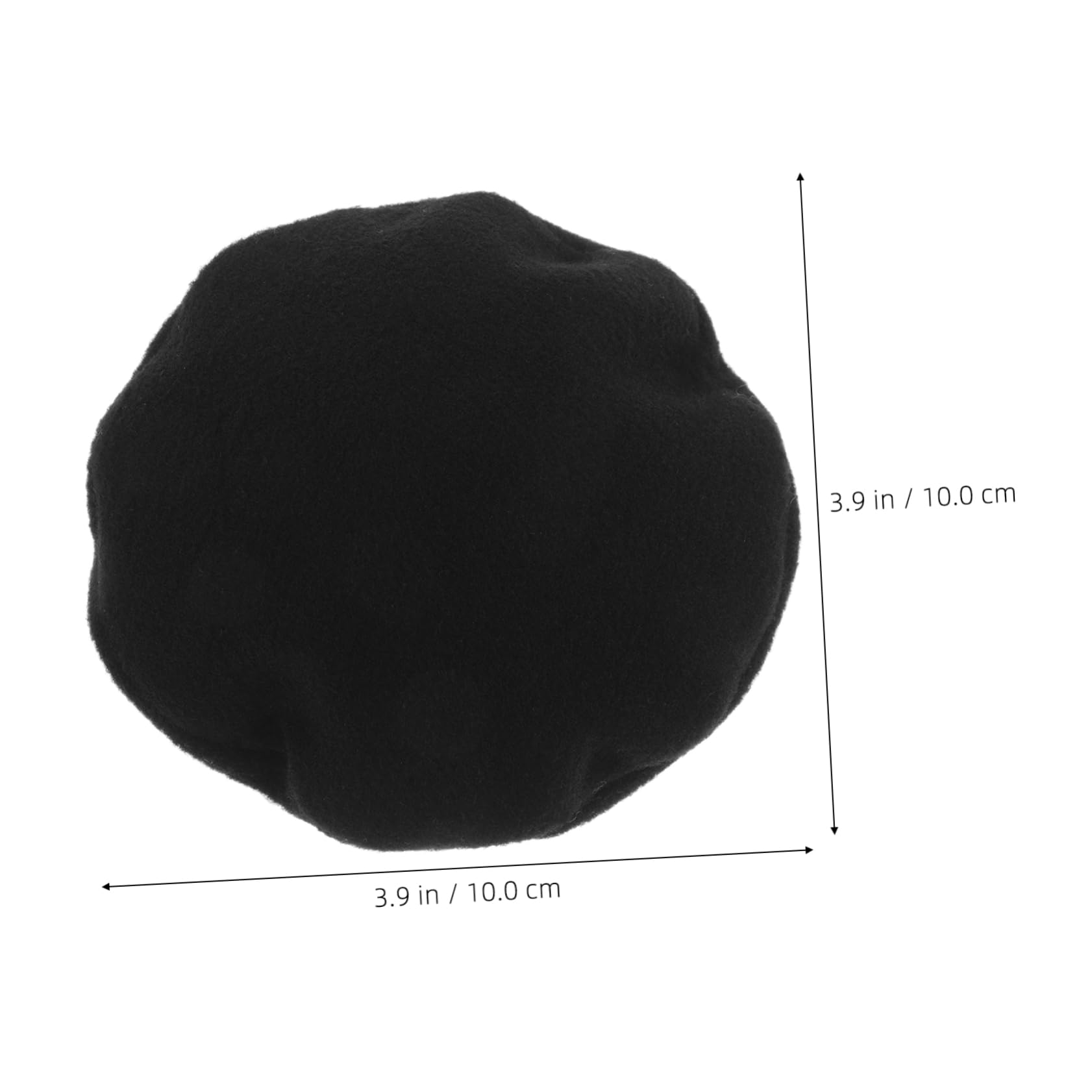 BRIGHTFUFU Miniature Cap Hat 10cm Doll Beret Hat Woolen Headgear for Pets Boys and Girls Party