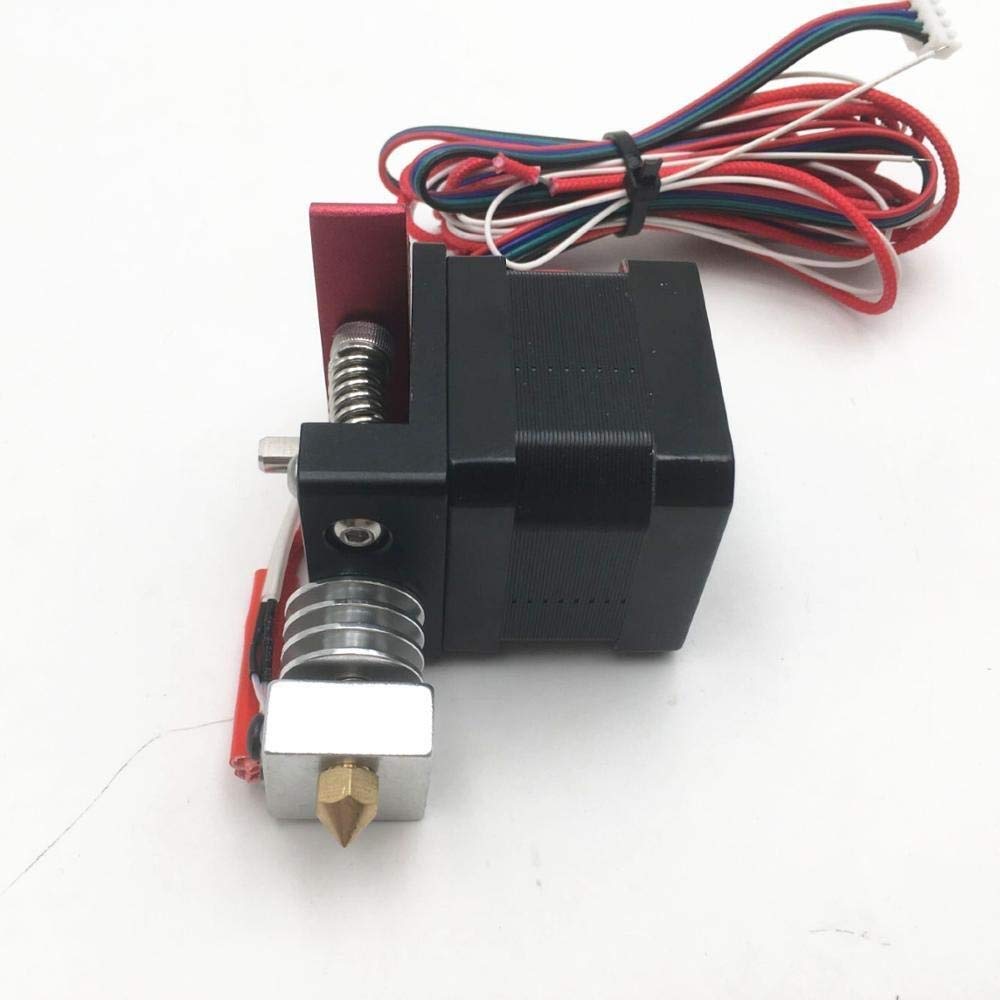 Druckerteile 0,4mm Düse 1,75/0,4mm für Anet Prusa 3D Drucker Zubehör rot MK8 Direct Extruder Kit Ersatzteile (Größe : 12V) (Size : 24V)