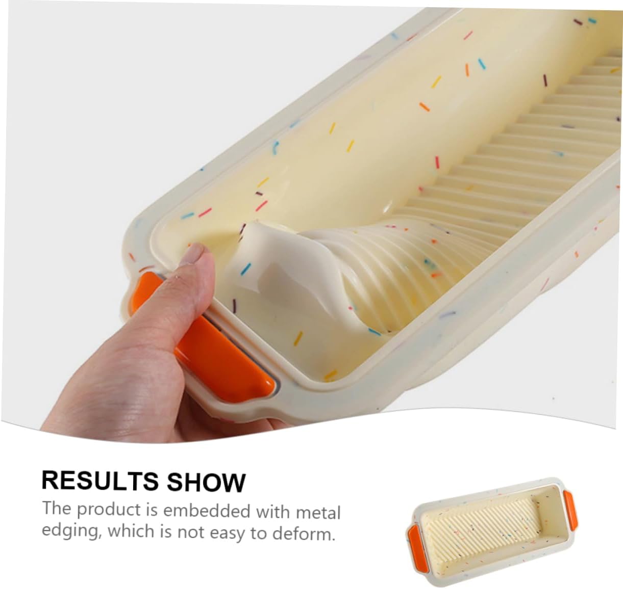 Cabilock Practical Frame Toast Mold for Baking Bread Third Generation Silicone Bakeware Easy to Non-stick Bread Making Tool for Home Use for Family and Boys and Girls Activities