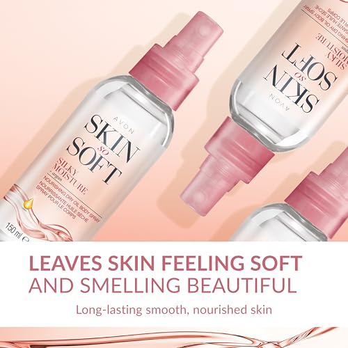Avon Skin So Soft Silky Moisture Nourishing Dry Oil Spray 150ml | Locks in Moisture | Formulated with Argan Oil | Quick Dry Formula | Cruelty Free - Image 4