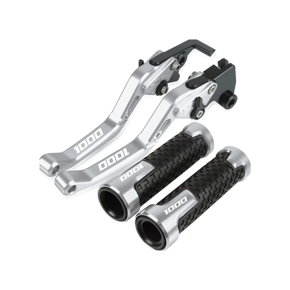 Leviers d'embrayage de frein Suzuki GSXR 1000 finition argent haute précision