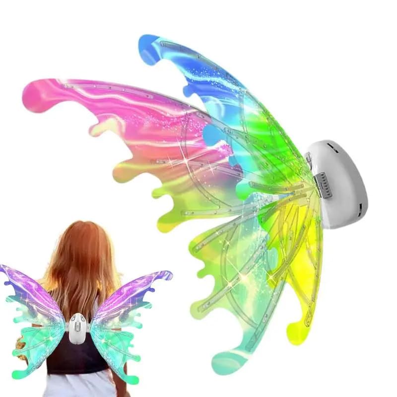 Perfect Pricee Baby Girl's Fairy Butterfly Wings Costume (Multi Colour)