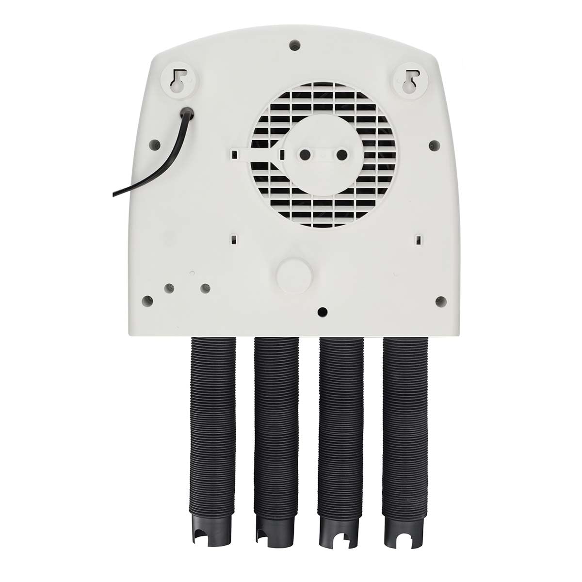 NEDIS HTSH40WT | Sèche-chaussures et bottes mural électrique | 350 W | 4 sorties d’air pour 2 paires | Minuterie 10 à 120 minutes | Protection contre la surchauffe | Blanc