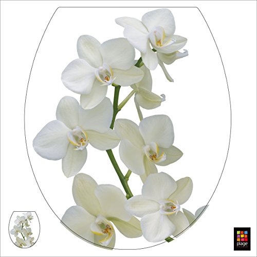 Plage 260207 Adesivo WC Sticker Smooth, Orchidea
