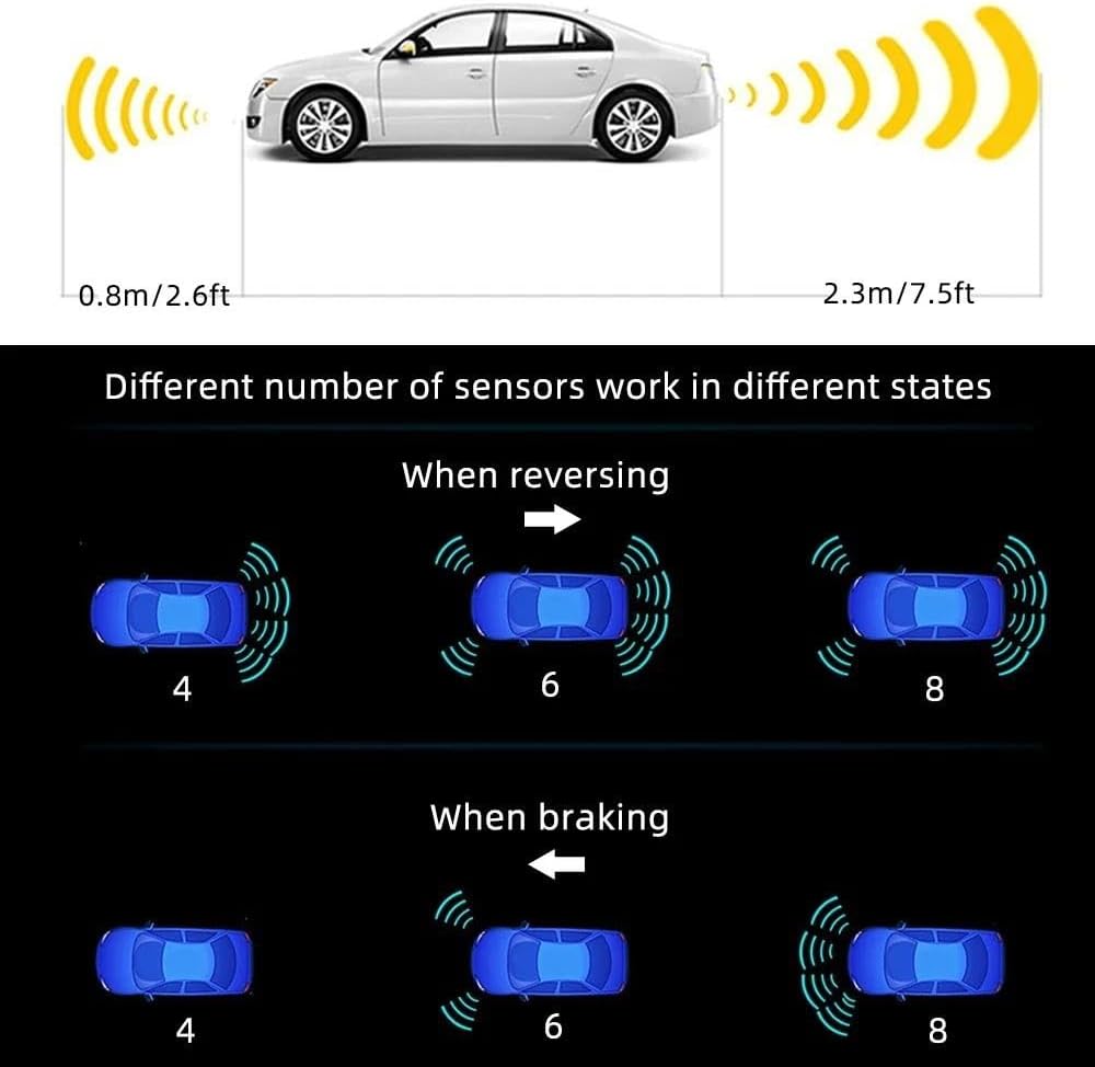 バンパーパーキングセンサー 4 個 PDC パーキングセンサー ために