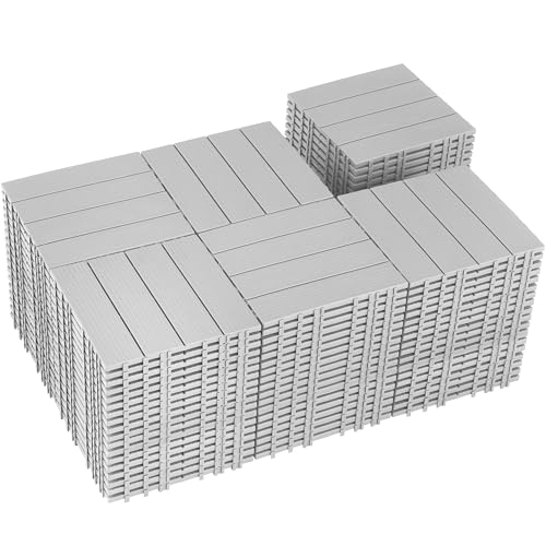 Skillmaid 108 PCS Plastic Interlocking Deck Tiles