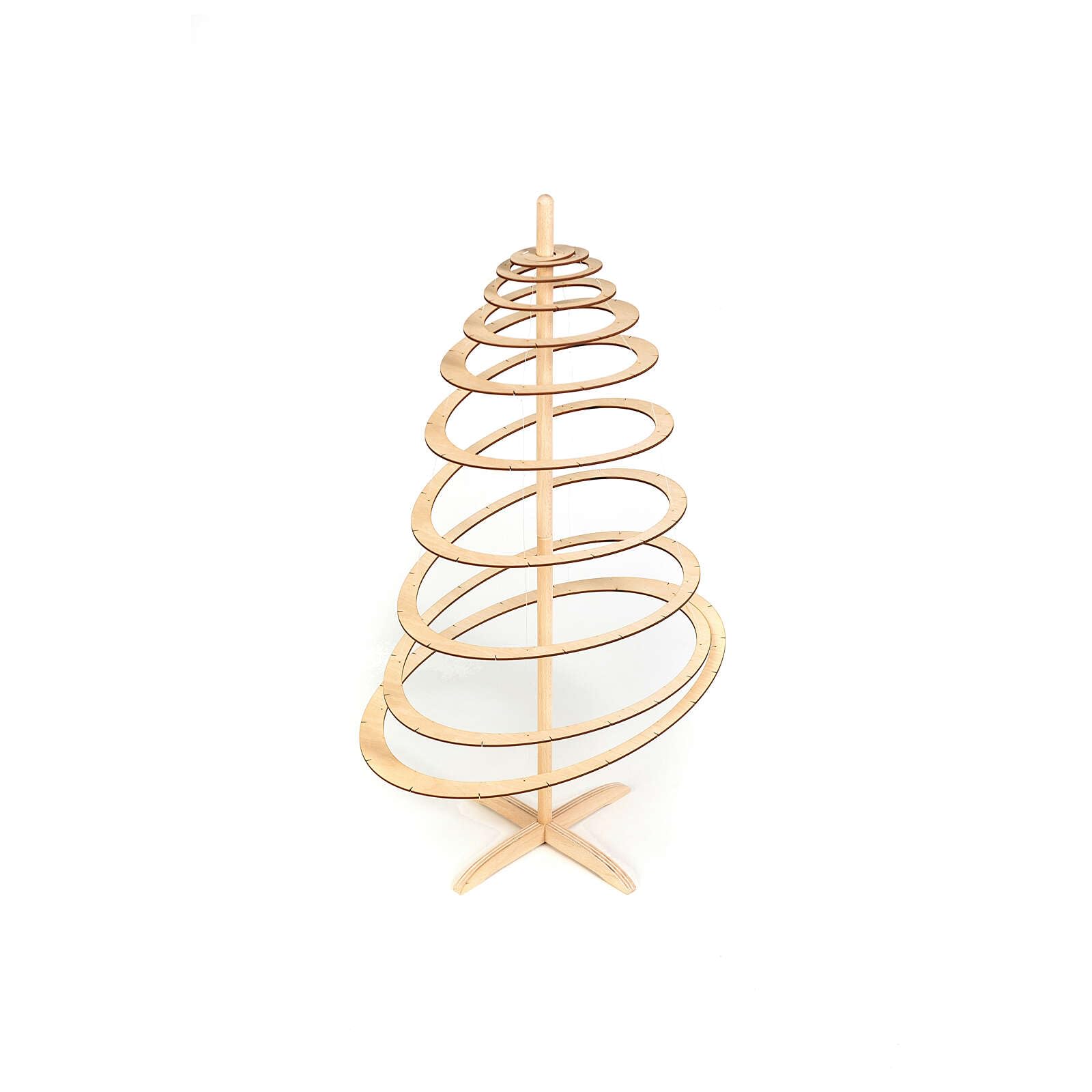 Spiralbaum oval aus Holz, Modell SPIRA Small, 85 cm