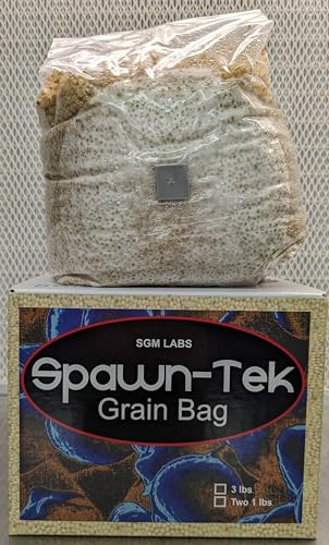 Spawn-Tek Mushroom bolsa de mijo de 3 libras con grano seleccionado para micología 6