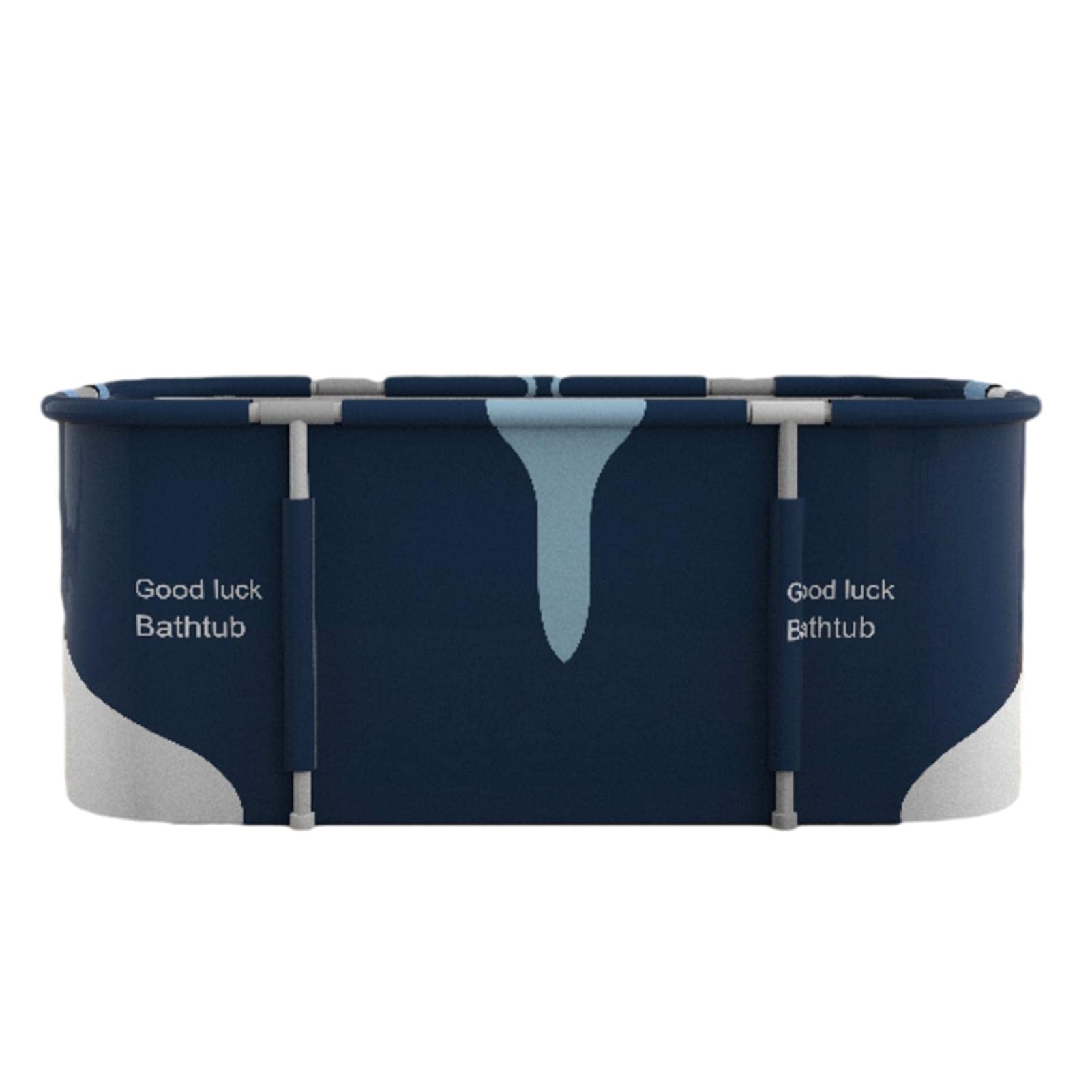 Vincente - Vasca da bagno pieghevole per adulti, portatile, non gonfiabile, in PVC/SPA, pieghevole, in plastica spessa, per adulti, sauna e bagno a vapore per adulti