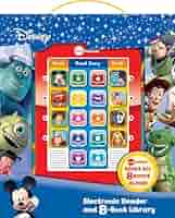 Disney me reader 電子リーダーと8冊の本 Disney Mickey Mouse - Me Reader Electronic Reader and 8