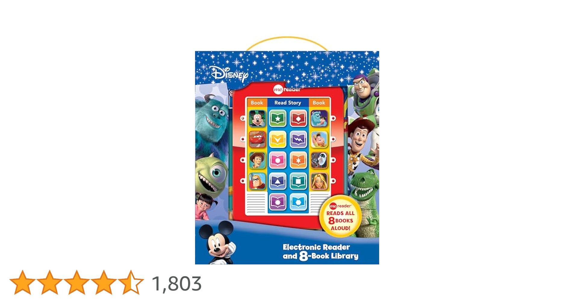 Disney me reader 電子リーダーと8冊の本 Amazon.com: Disney - Mickey Mouse, Toy Story and More! Me