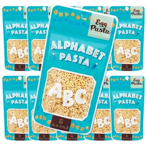 アルファベットパスタ 3袋セット アルボ ゴルド ABCパスタ EGG PASTA ABC ALPHABET ALB・GOLD【商標登録番号 第6667215】のサムネイル