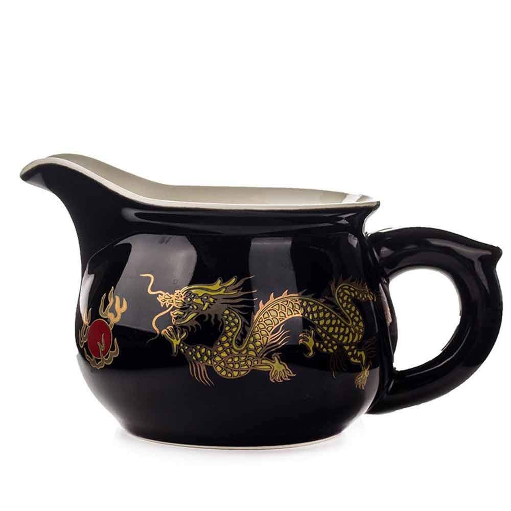 fashion 1938 teapot with infuser Teapot Mug Tea Set Golden Dragon Teapot Drank ware Justice Cup Teapot Teaware Kung Fu Tea Cup Kettle. (Color : 01)