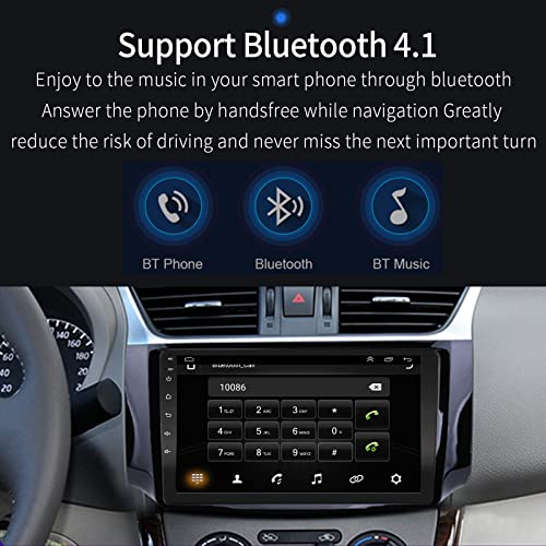 for 2013-2017 Nissan Sentra Radio,Built-in Carplay&Android Auto 2G RAM 32G ROM Android 10.1 Car Radio Stereo Navigation Bluetooth Touch Screen Car Multimedia Radio - Thumbnail 5
