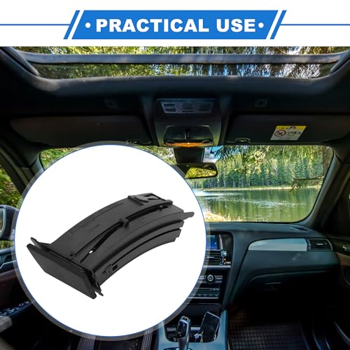Portavasos compatible BMW X3 E83 03-06 negro izquierdo miniatura 2
