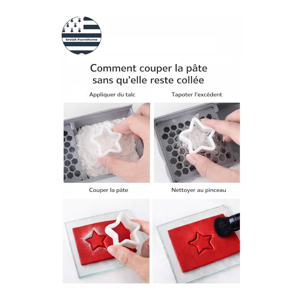 KBC Emporte-pièce pour Pâte Polymère, Fleur Outil de Création DIY