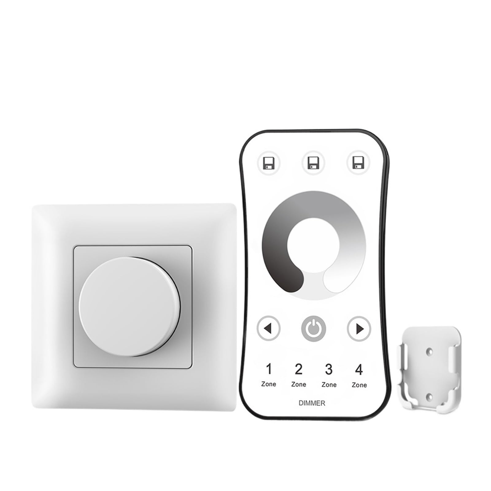 Variateur LED AC Triac 220V avec télécommande RF 2.4G pour ampoule monochrome