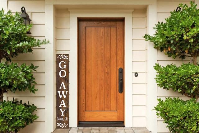 Sokomurg Unwelcome Farmhouse Wood Sign, 8