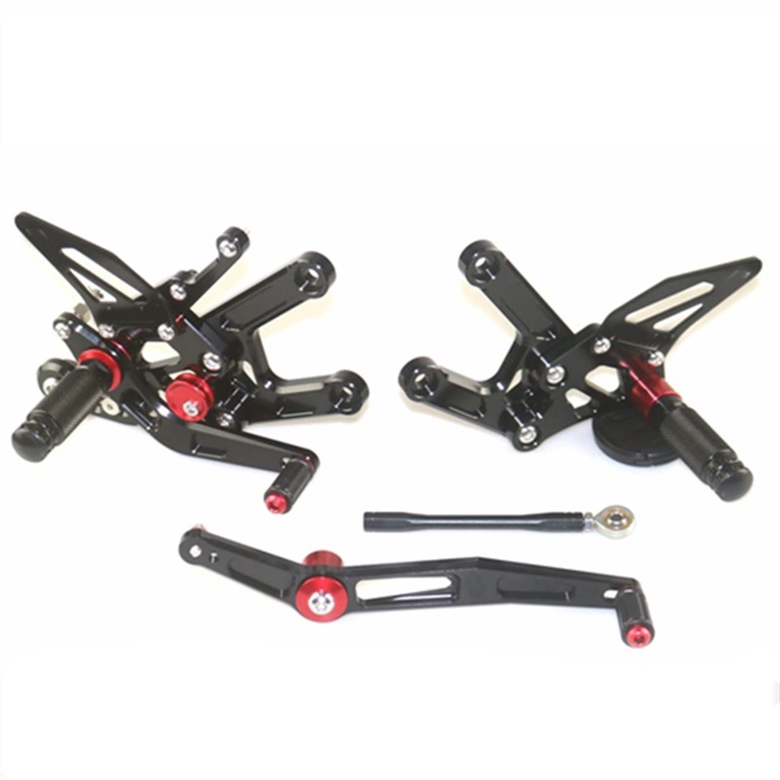 Commandes Reculées R6 CNC Repose-Pied Réglable Haute Précision pour Moto Yamaha 2017-2021
