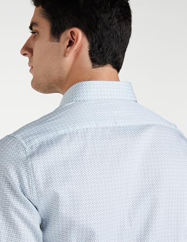 Image of Van Heusen Formal Printed Shirt for Men| Premium Cotton| Full Sleeves| Slim Fit |Breathable Fabric