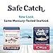 Safe Catch Skinless and Boneless Wild Pacific Pink Salmon Pouch, No Salt Added, Mercury Tested, Kosher, 3oz Pouches, Pack of 12