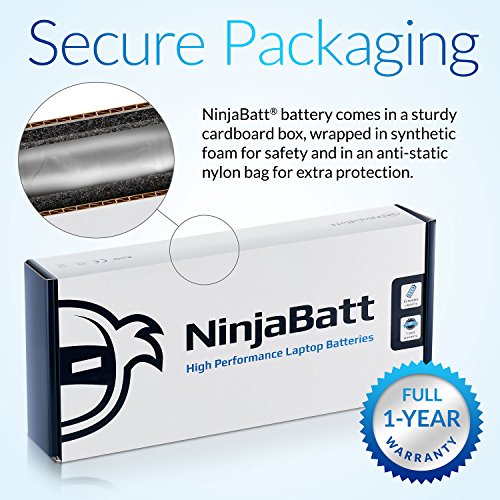 Ninjabatt Battery For Toshiba Pa5024U-1Brs Pa5026U-1Brs Pabas260 Pabas262 Pa5023U-1Brs Pa5025U-1Brs Satellite S855 C855 C850 P850 L850 L855 High Performance [6 Cells/4400Mah/48Wh] #TOP6