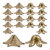 ZORZA 20Pcs Antique Wind Chime Caps for DIY Projects Enhance Your Feng Shui with Wind Bell Replacement Tops Chime Parts