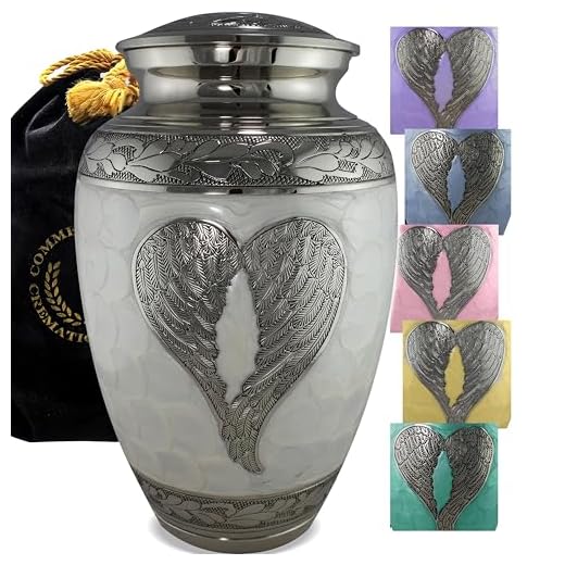 Loving Angel Urns for Human Ashes Adult Female - Cremation Urns for Human Ashes for Funeral, Burial & Niche - Cremation Urns for Adult Ashes - Large XL or Small Keepsakes